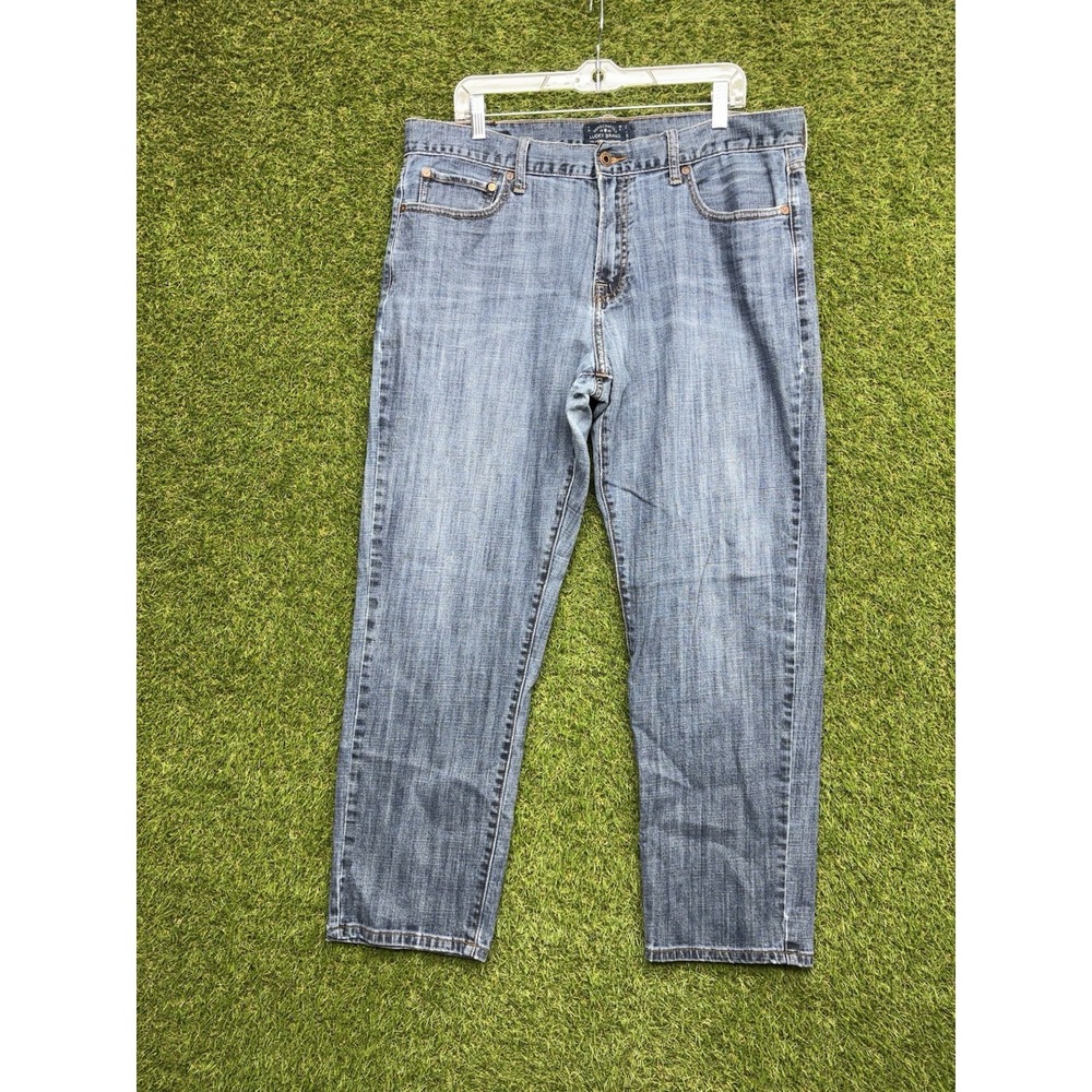 Lucky Brand Jeans Mens 38x30 Blue 221 Original Straight Stretch Mid Rise Denim